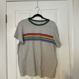EUC Primary rainbow t-shirt 100% cotton - size XXL